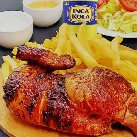 medio-pollo-brasa-peruano-bebida medio pollo a la brasa peruano con bebida