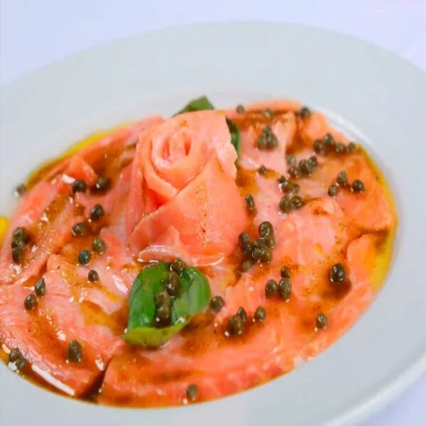 carpacho de Salmon