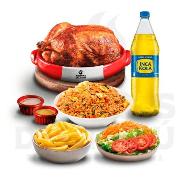 pollo a la brasa con arroz chaufa