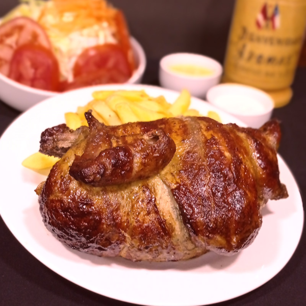 medio pollo ala brasa