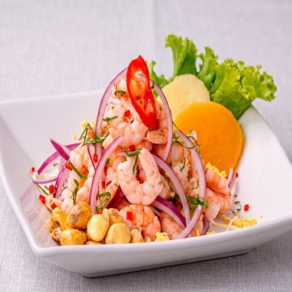 ceviche de camarones peruano