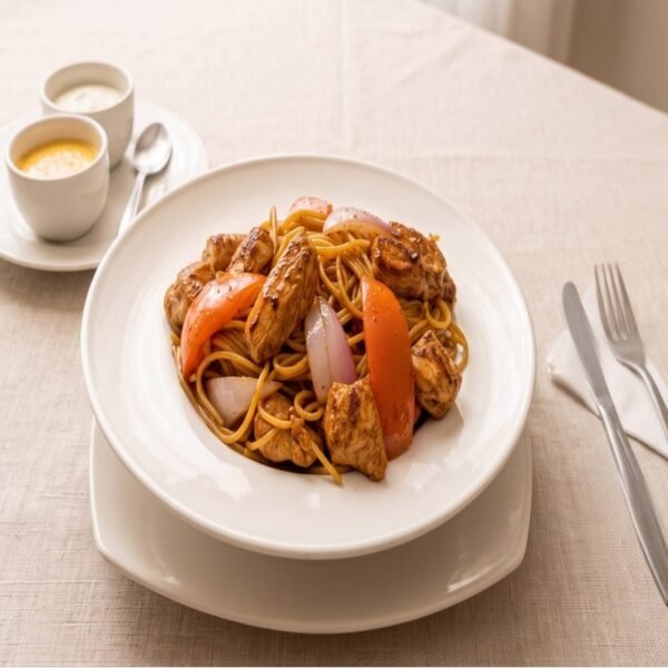 tallarin saltado de pollo