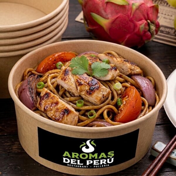 Tallarin saltado de pollo